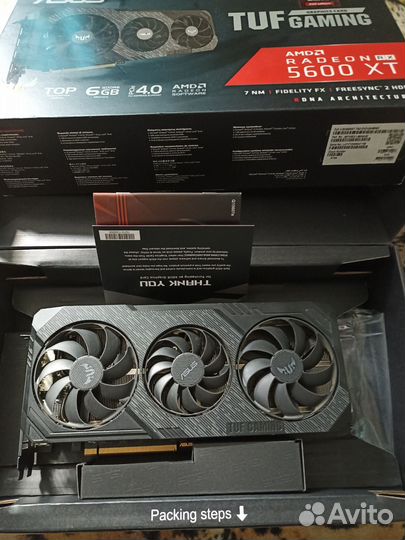 Видеокарта rx 5600xt 6g