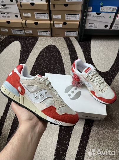 Кроссовки Saucony Shadow 5000 White/Red