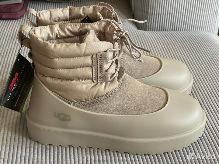 UGG classic mini Lace-Up Weather Boot 'Dune'