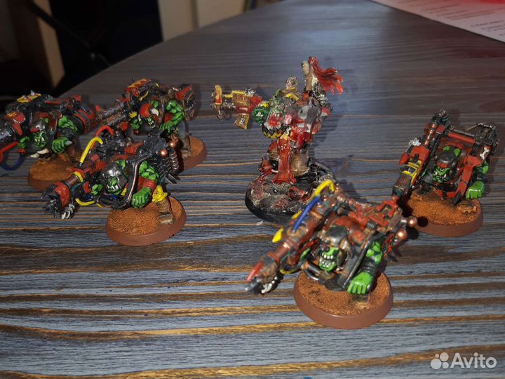 Варбосс с 5 лутазами/ warhammer 40000 orks lootaz