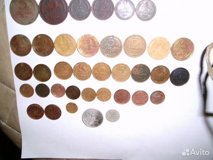 Монеты ранние советы от 1922 до 1956г