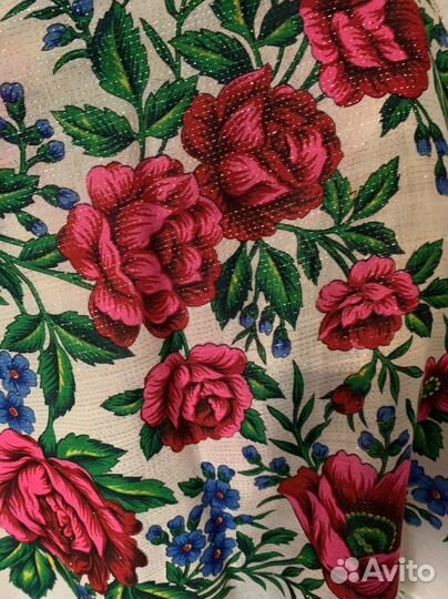 Платок шерсть винтаж Япония