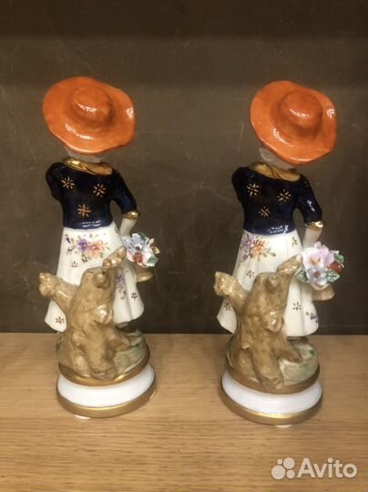 Статуэтка Meissen фарфор 2 шт