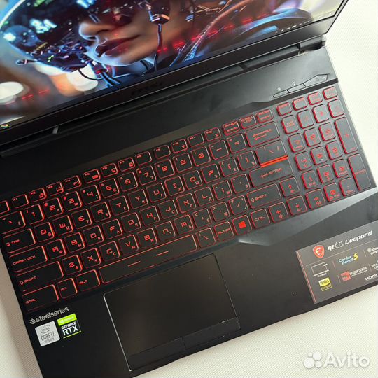 Игровой ноутбук MSI Leopard i7/RTX2060/144Hz