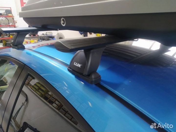 Багажник автобокс на крышу Koffer A430 серый Koffe