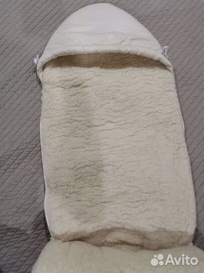 Конверт для новорожденного зима на овчине