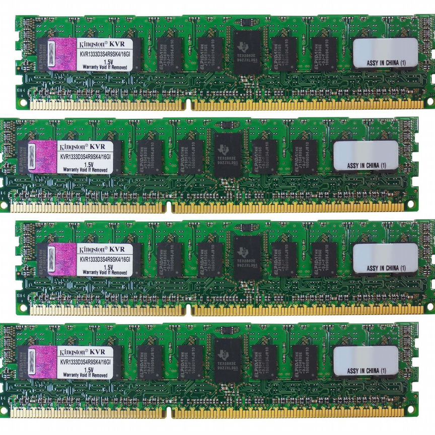 [KVR1333D3S4R9SK4/16GI] Оперативная Память Kingston Kvr1333d3s4r9sk4/16gi