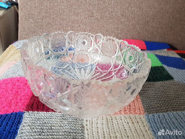 Салатник СССР хрусталь винтаж