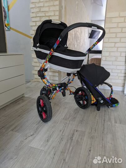 Коляска Quinny Mood 2в1 люлька и прогулочный блок