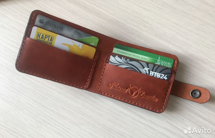 Кошелек кожаный портмоне мужской натуральная кожа