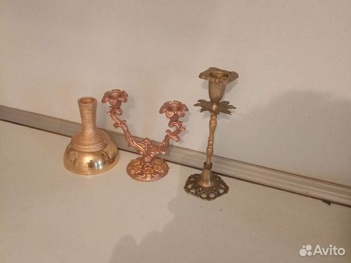 Подсвечник бронза начало 20 века