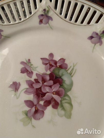 Десертные тарелочки Шуманн фиалки