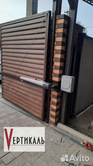 Ворота Откатные Калитка