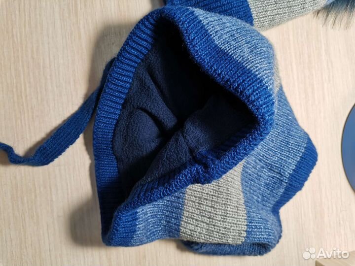 Зимний комплект шапка и снуд новые, размер 50-52