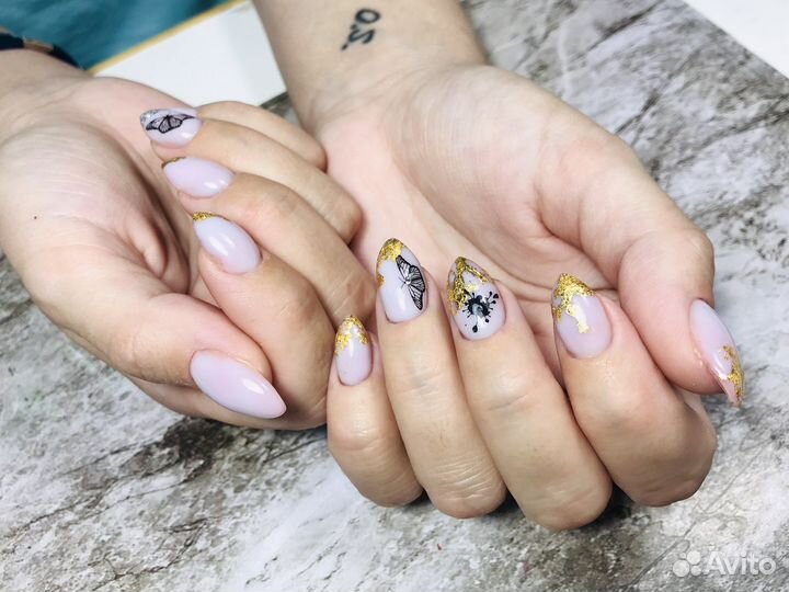 Маникюр с покрытием гель-лаком