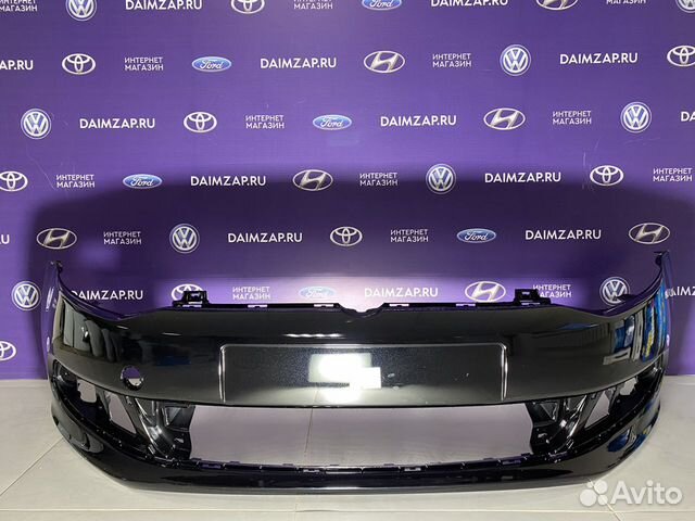 Бампер Передний Volkswagen Polo Чёрный