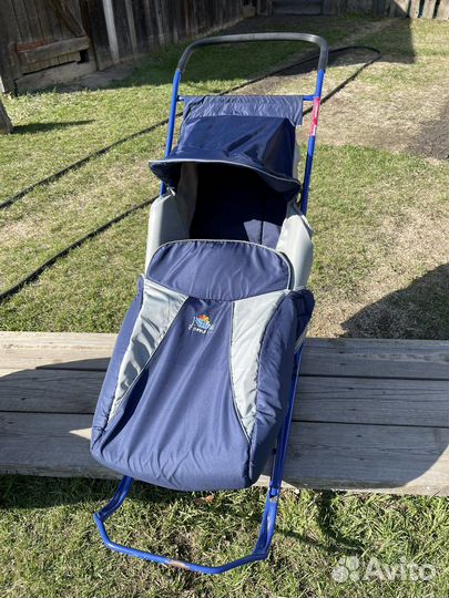 Детские санки каляска nika