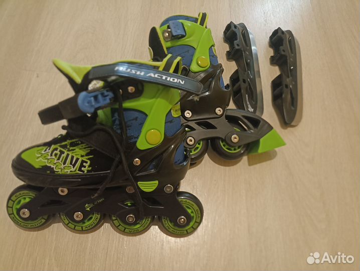 Ролики и коньки детские 2 в 1 - Отличная покупка