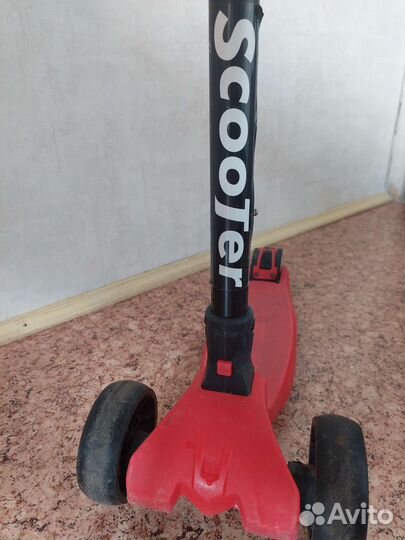 Самокат детский трехколесный бу