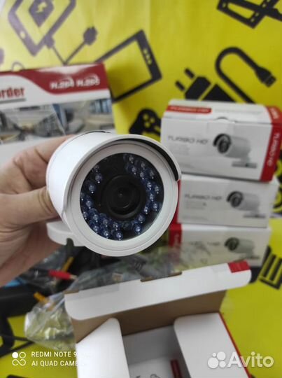 Видеонаблюдение для дома 6 камер