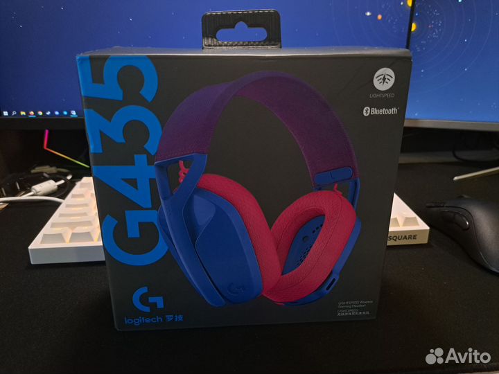 Беспроводные наушники Logitech G435 новые