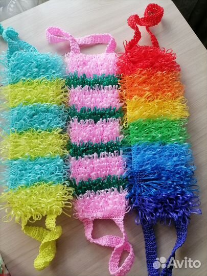 Мочалка ручной работы