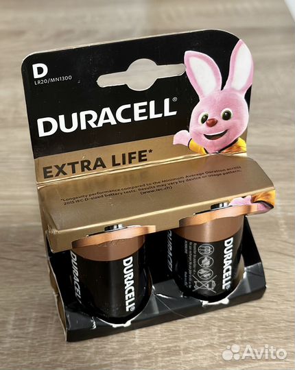 Батарейки Duracell D/LR20