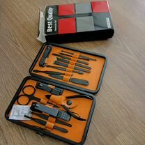 Новый маникюрный набор 15 предметов сталь