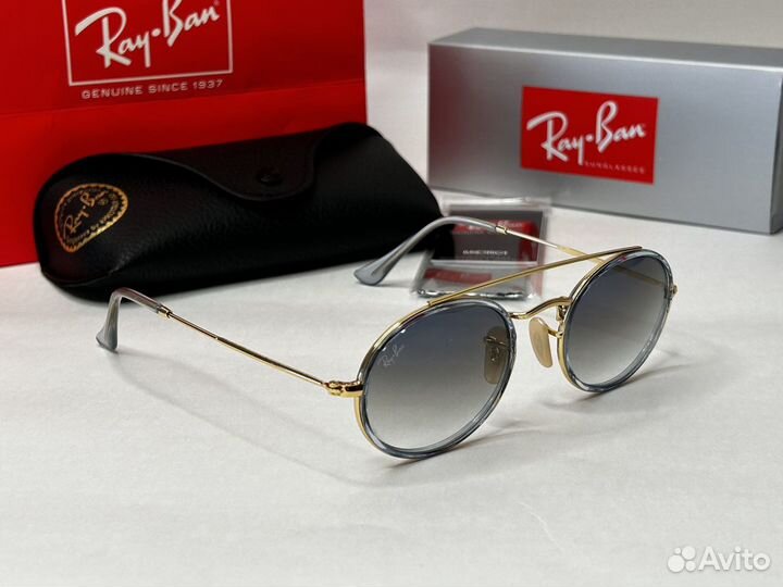 Солнцезащитные очки Ray-Ban Oval Double RB3847N