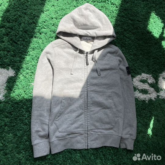 Толстовка Stone Island Zip Hoodie Grey