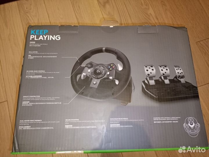 Руль logitech g920. В идеальном состоянии