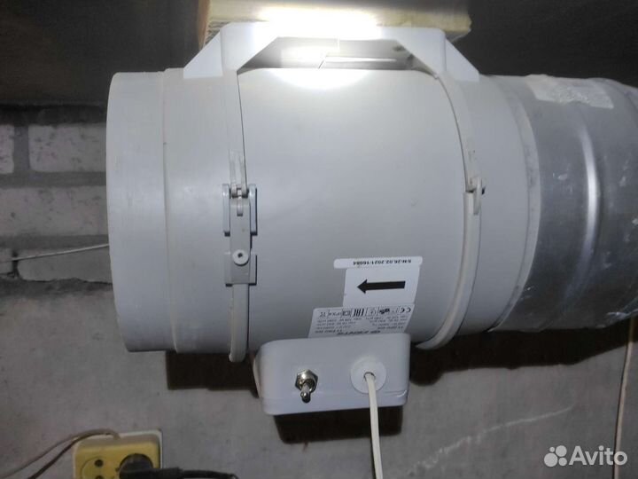 Вентилятор вытяжной vtnts tt pro 200