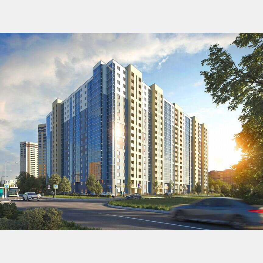 Квартира-студия, 28,3 м², 13/19 эт.