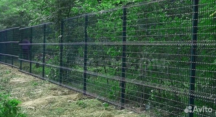 Заборы из 3D сетки под ключ новые доставка