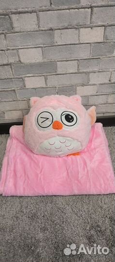 Сова с пледом 3 в 1