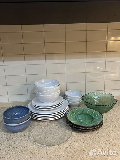 Сервиз столовый, посуда, тарелки бу