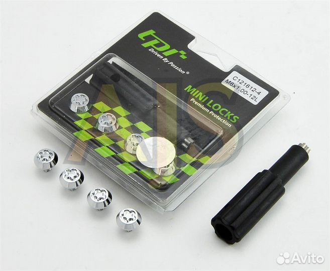 TPI крепеж с секреткой М6*8мм (4шт)