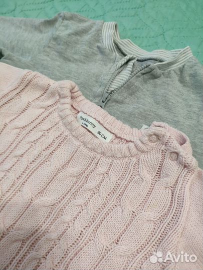 Комбинезон вязаный и на флисе