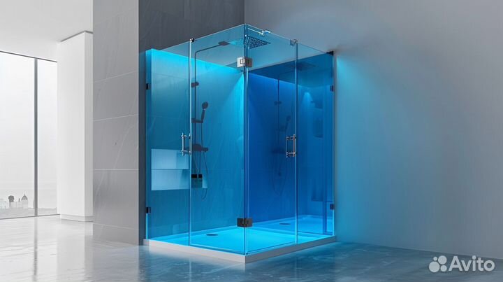 Стеклянное ограждение для ванны