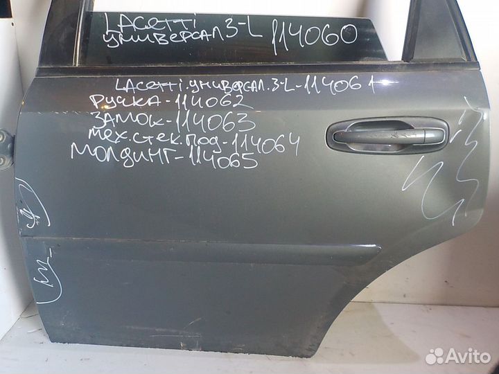 Дверь задняя левая Chevrolet Lacetti универсал