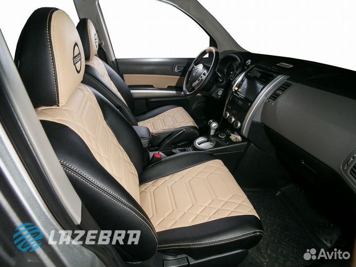 Чехлы из экокожи для Nissan X-Trail T-31