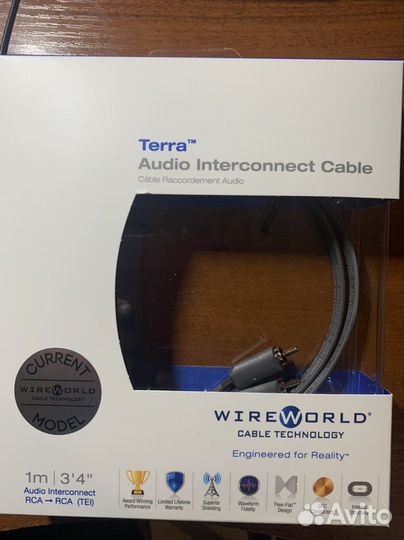 Акустический межблочный аудио кабель Terra