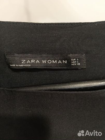 Блуза zara натуральный шелк