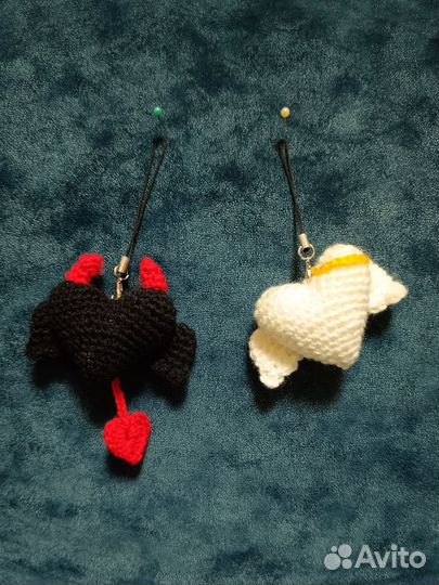 Вязаные брелки