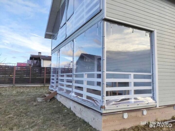 Мягкие окна для беседки