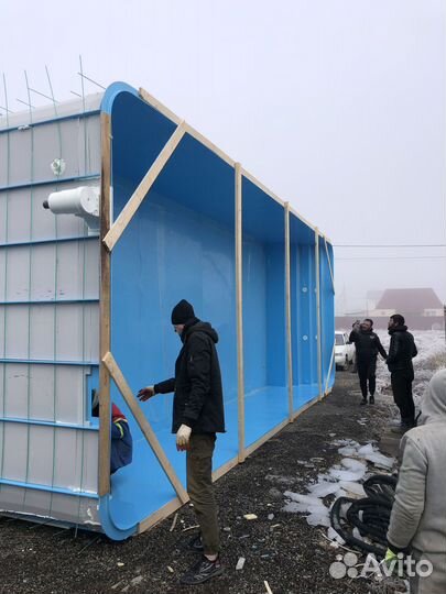 Бассейн из полипропилена 3х3