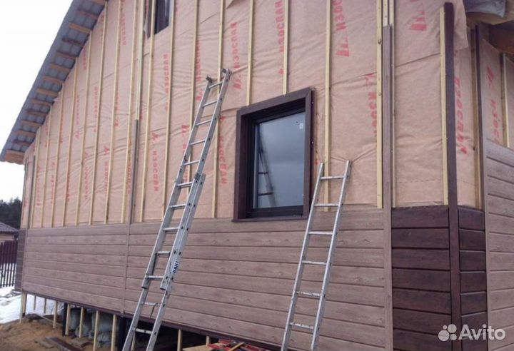 Фасадные работы Утепление облицовка сайдинг