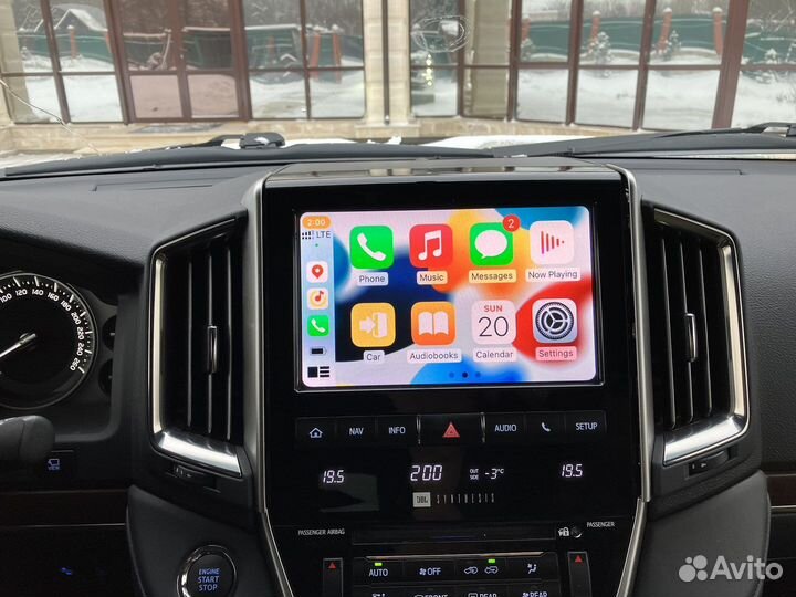 Блок навигации Toyota Land Cruiser на Android 10