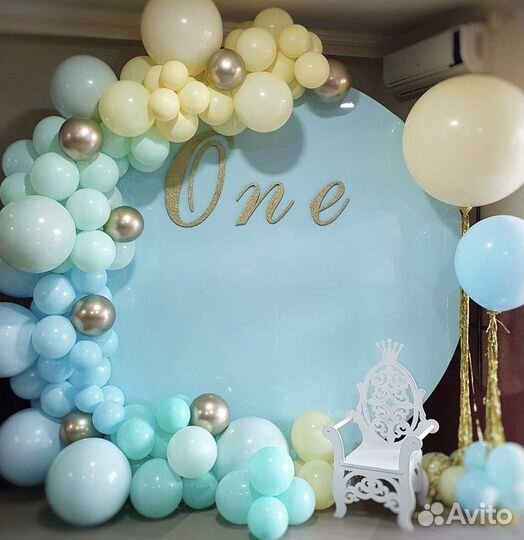 Арка гирлянда фотозона стена из шаров