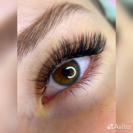 Наращивание ресниц премиум